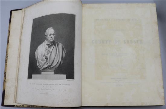 Horsfield, Thomas Walker - The History, Antiquities, and Topography of the County of Sussex, 2 vols, quarto,
